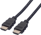 Kabel Value HDMI Ultra HD + Ethernet 1 m Black (11.99.5680) - obraz 1