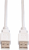 Kabel Value USB Type-A - USB Type-A 0.8 m White (11.99.8909) - obraz 2