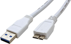 Kabel Value USB Type-A - micro-USB Type-A 0.8 m White (7611990199587) - obraz 1