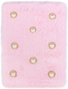 Pamiętnik na kłódkę Tinka Plush Diary with Lock Rosa at Pearls (7073334000117)