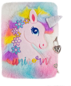 Щоденник на замку Tinka Plush Diary with Lock Unicorn (7036578021454) - зображення 1
