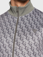 Bluza męska rozpinana streetwear z kołnierzykiem Guess Z3RQ22JR06W-P7EG L Szara (7621701003980) - obraz 4