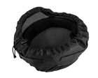 Чохол кавер на шолом з липучками і фіксатором для окуляр, чорний - зображення 4