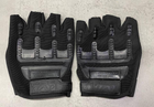 Перчатки тактичні Безпальцеві Yakeda, колір чорний, розмір XL - зображення 2