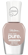 Лак для нігтів Sally Hansen Good Kind Pure Demi Matte Nail Color 050 Roasted Chestnut 10 мл (3616303992422)