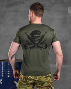 Тактична чоловіча футболка Вірний назавжди потовідвідна M олива (85503) - зображення 3