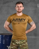 Тактическая мужская футболка ARMY потоотводящая 3XL койот (85516)