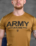 Тактическая мужская футболка ARMY потоотводящая 2XL койот (85516) - изображение 4