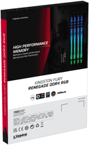 Оперативна пам'ять Kingston Fury DDR4-3000 32768 MB PC4-24000 (Kit of 2x16384) Renegade RGB 2Rx8 Black (KF430C15RB1AK2/32) - зображення 7