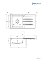 Кухонна мийка Deante Zorba (ZQZ_N113) - зображення 3