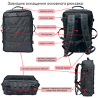 Тактический медицинский рюкзак DERBY RBM-6 черный - изображение 5