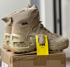 Тактичні чоловічі берці AK демісезонні військові берці Tactic армійські черевики Waterproof Койот 45 розмір - зображення 7