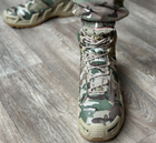 Тактичні чоловічі берці AK демісезонні військові берці Tactic армійські черевики Waterproof Мультикам 46 розмір - зображення 6