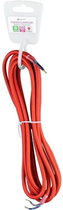 Przewód elektryczny w oplocie DPM 3 m czerwony (DIC0330) - obraz 3