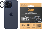 Szkło hartowane PanzerGlass Hoops Camera Lens Protector do Apple iPhone 15 Pro / 15 Pro Max Blue Metal (5711724011962) - obraz 2