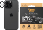 Szkło hartowane PanzerGlass Hoops Camera Lens Protector do Apple iPhone 15 Pro / 15 Pro Max Black Titanium (5711724012037) - obraz 1