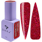 Гель-лак DNKa Color Spalah 0105 красный с шимером 12 мл