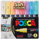 Набір маркерів Posca PC 1M Soft Extra Fine 8 шт (4902778249239) - зображення 1