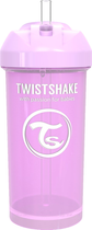 Kubek niekapek Twistshake z silikonową słomką Fioletowy 360 ml (7350083125910)