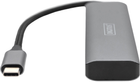 Hub USB Digitus USB-C to 2 x USB-A, 2 x USB-C Silver (DA-70245) - obraz 3