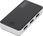 Hub USB Digitus USB Micro-B to 4 x USB-A 3.0 Black (DA-70231) - obraz 1