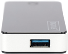 Hub USB Digitus USB Micro-B to 4 x USB-A 3.0 Black (DA-70231) - obraz 2
