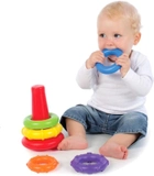 Zestaw edukacyjnych zabawek Playgro Clever Me Stack Sort And Nest (9321104882820) - obraz 3