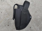 Кобура поясная для пм + шнур страховочный петля с чехлом подсумком под магазин Oxford чёрная 11609-1 MS - изображение 3