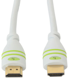 Kabel TECHly HDMI 1.4 Ethernet M/M 2 m Biały (8057685306912) - obraz 2