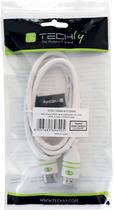 Кабель TECHly HDMI 1.4 Ethernet M/M 1 м Білий (8057685306905) - зображення 4