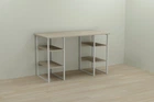 Комп'ютерний стіл Ferrum-decor Карен 75x120x70 білий ДСП Дуб Сонома 16мм