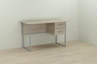 Комп'ютерний стіл Ferrum-decor Дакота 75x140x70 сірий ДСП Дуб Сонома 16мм