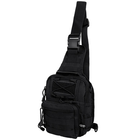 Рюкзак однолямочный MFH Shoulder Bag Black - изображение 6