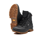 Ботинки тактические демисезонные кожаные PAV Style Lab HARLAN 505 р.42 28см черные (1298399379942) - изображение 4