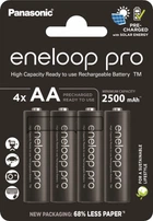 Акумулятор Panasonic eneloop Pro AA 2500 мАг Ni-MH 4 шт (BK-3HCDE/4CP)