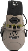 Активні тактичні навушники Walker's XCEL 100, Коричневий - зображення 2