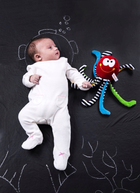 Ośmiornica Hencz Toys Moms Care z odgłosami prenatalnymi Czerwona (5907784469656) - obraz 3
