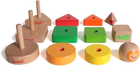 Дерев'яні блоки IWood Animal Shape Sorting Toy Wooden (6935494719821) - зображення 3
