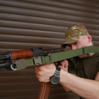 Ремень 2-точечный Kiborg Gun Sling G-2 с пряжкой быстрой регулировки Triple-X Olive - изображение 6