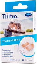 Набор Hartmann Transparent пластыри 1.9 см x 7.2 см 12 шт + пластыри 2.5 см x 7.2 см 8 шт (8410558002159) - изображение 1