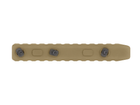 Планка Пикатинни КРУК CRC 9008 Coyote Tan на 12 слотов с креплением M-Lok - изображение 3