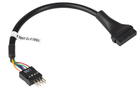 Adapter Akyga USB 2.0 9-pin / USB 3.0 19-pin 0.2 m (AK-CA-75) - obraz 1