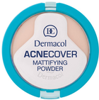 Puder do twarzy Dermacol Acnecover Mattifying Powder matujący w kompakcie 01 Porcelain 11 g (8595003933735) - obraz 1