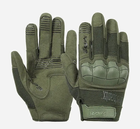Тактичні рукавиці Повнопалі M-Pact 3 захисні Mechanix MX-FIT XXL Green - зображення 1