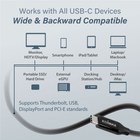 Кабель Edimax USB 4 Type-C Thunderbolt 3 2 м Чорний (IKUML2W1) - зображення 9