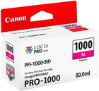 Tusz Canon PFI-1000 Magenta (0548C001) - obraz 1