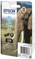 Tusz Epson 24 Light Cyan (C13T24254012) - obraz 2