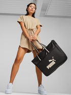 Torebka shopper duża Puma Campus Shopper 9032801 Czarna (4099685698028) - obraz 3