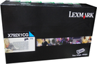 Toner Lexmark X792 Cyan (734646251594) - obraz 1