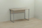 Комп'ютерний стіл Ferrum-decor Коді 75x120x60 сірий ДСП Дуб Сонома 32мм